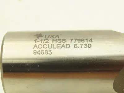 Brubaker Tool 94685 Acculead Three Flute Coarse Pitch Rougher 1.5 DIA X 1.25 SHK