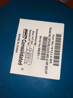 3"-600# Consolidated Safety Relief Valve, New Storeroom Spare