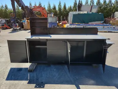 Steel Workbench 96" x 32" Table 5/8" Top