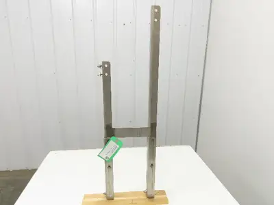 8" Tabletop Conveyor Stainless Leg Support H-Stand for Drive Section 38"-48"H