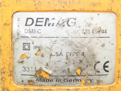 Demag Crane DSM-C Manulift Chain Hoist Load Control Handle 2-Speed