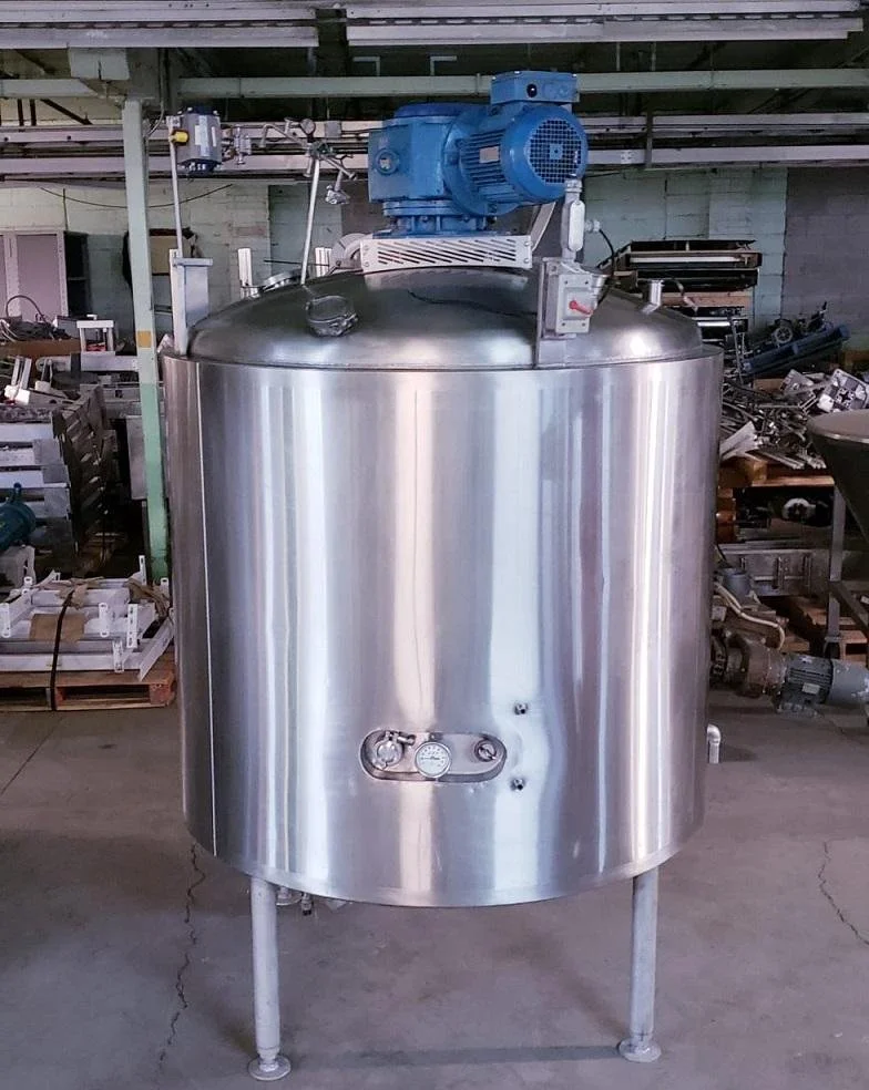 Tank Liquid Mixing and cooling process Food Grade 316 Stainless steel Tank 400 us gal # 7601