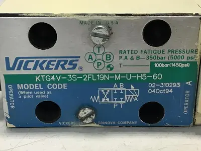 USED VICKERS KTG4V-3S-2FL19N-M-U-H5-60