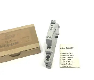 New | in-Stock Allen Bradley Ser. A Auxiliary Contact, Front Mount, 2 NO Contact Blocks Michigan US | Maverick Industrial Sales #1393236