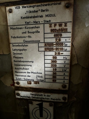 MODUL Gear Hobber, in working condition