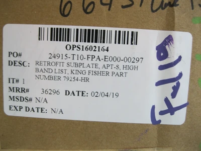 NEW Kingfisher Company Inc. APT-S
