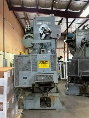 1984 MINSTER 100 TON PIECE-MAKER O.B.I, Flywheel, Single Crank Presses | Timco, Inc. (4)