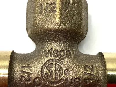 New | in-Stock Viega ProPress Tee, Bronze, Press Connection x FPT, 1/2" x 1/2" x 1/2" Plumbing Equipment Michigan US | Maverick Industrial Sales #1483232