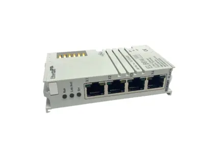 Used Beckhoff EtherCAT Terminal 4-Port Ethernet Switch Communication Interface PLC Ethernet Equipment Michigan US | Maverick Industrial Sales #1391755