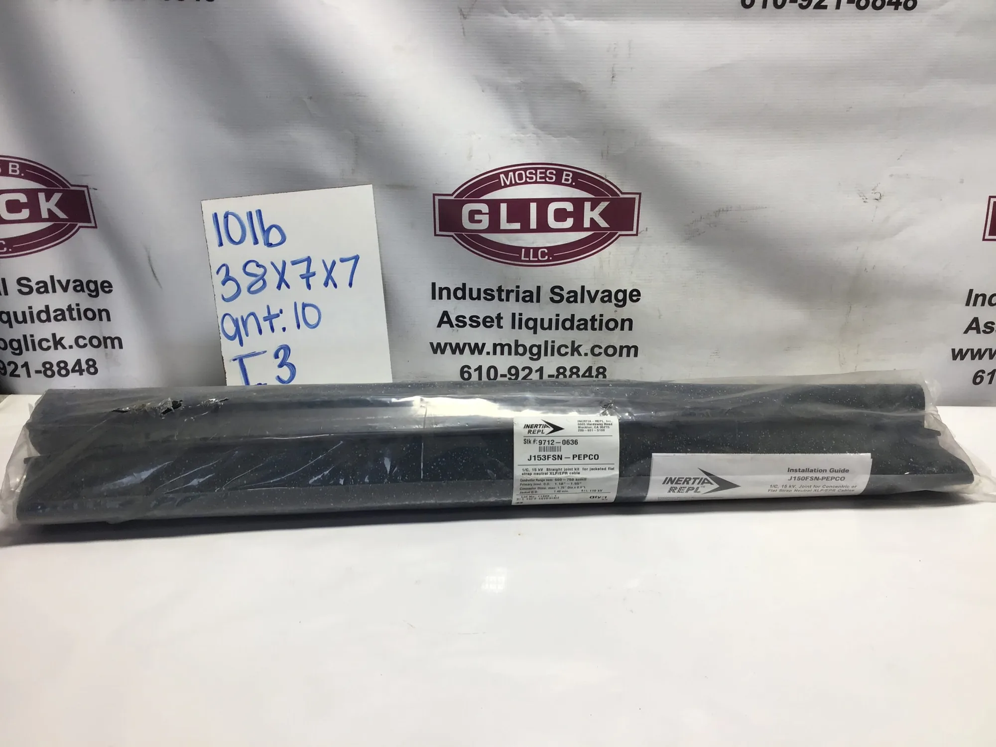 INERTIA REPL J153FSN-PEPCO Joint Kit Jacketed Flat Strap neutral XLP/EPR cable