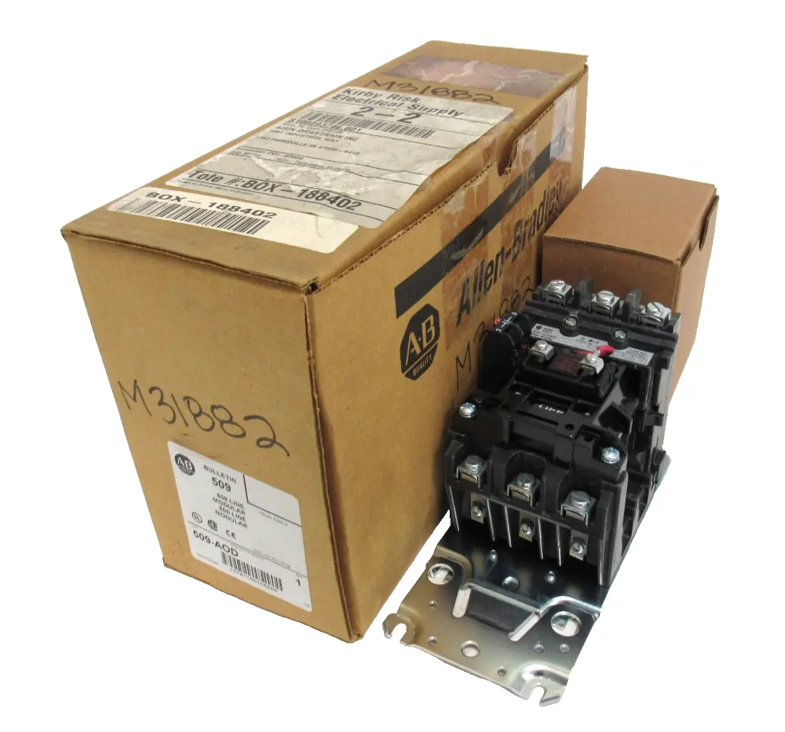ALLEN BRADLEY 509-AOD STARTER SIZE 0 SER. 1 509AOD (NEW SURPLUS)