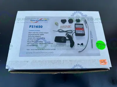 USED FLOW SCIENCES FSI11600 6 FT TOP MOUNT VENTED BALANCE SAFETY ENCLOSURE