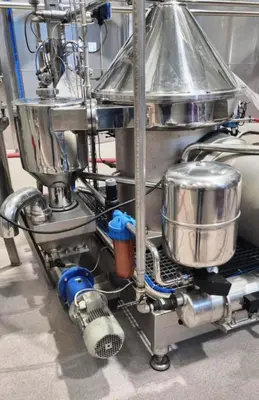 SPX Seital SE 401 EIX hermetic beer clarifier skid, 304SS.