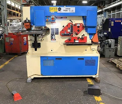 MUBEA MODEL HIW750/510 HYDRAULIC IRONWORKER
