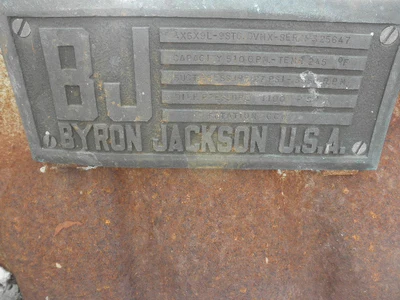 USED BYRON JACKSON 4X6X9L DVMX