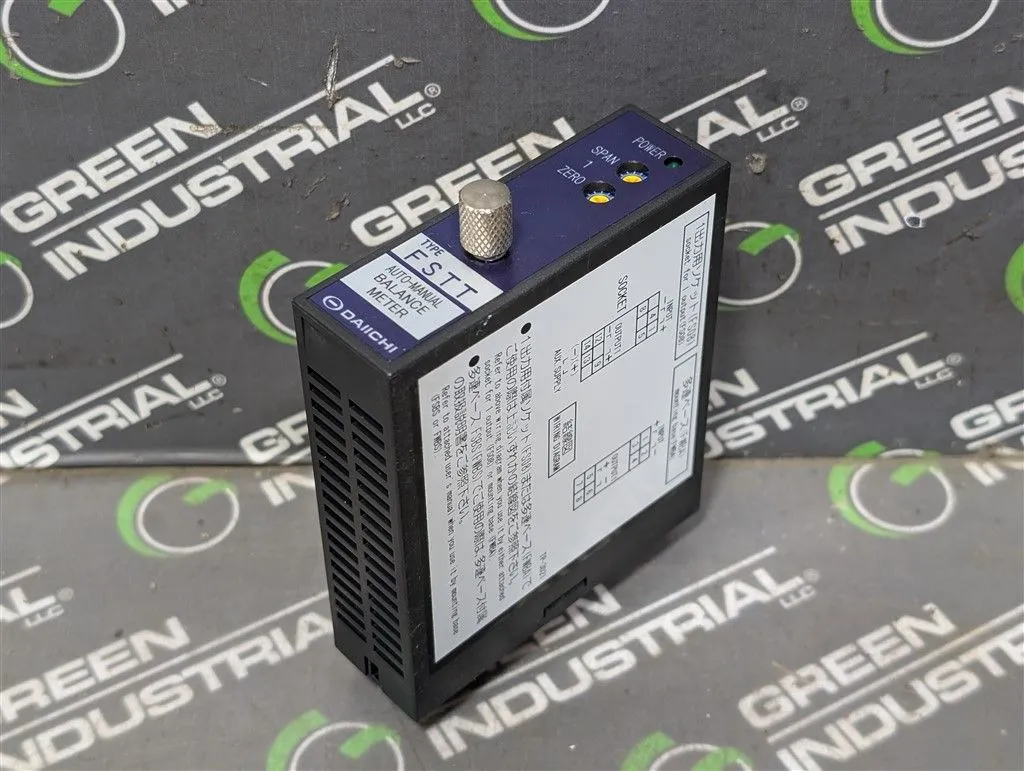 Daiichi FSTT-0B77XA20 FINE Series Balance Meter INS Isolator Module Used