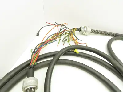 Carol Royal Power Cable 5-10' 14AWG 12-Conductor SOW 600V Lot of 6