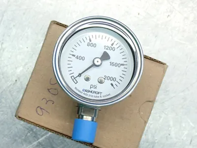 New | in-Stock ASHCROFT 50 1008S 02L 2000# Universal Pressure Meters Ohio US | HGR 24 #904502