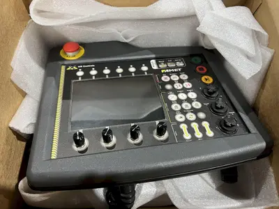 FRONIUS TRANSPULS AUTOMATED WELDING SYSTEM WITH AMET XM CONTROLS, NEW ON SKID: STOCK #23303