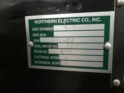 Used Reliance 350HP, 575V, 418A Electric Motor A.C. Motors Michigan US | Maverick Industrial Sales #1398369