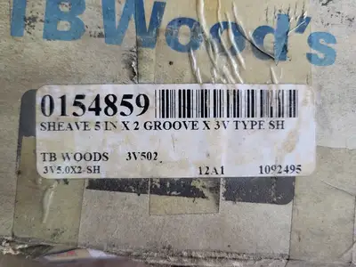 NEW TB WOOD'S 3V5.0X2-SH
