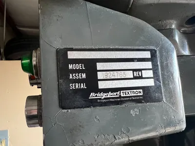 USED BRIDGEPORT SERIES II 4 HP VERTICAL MILL