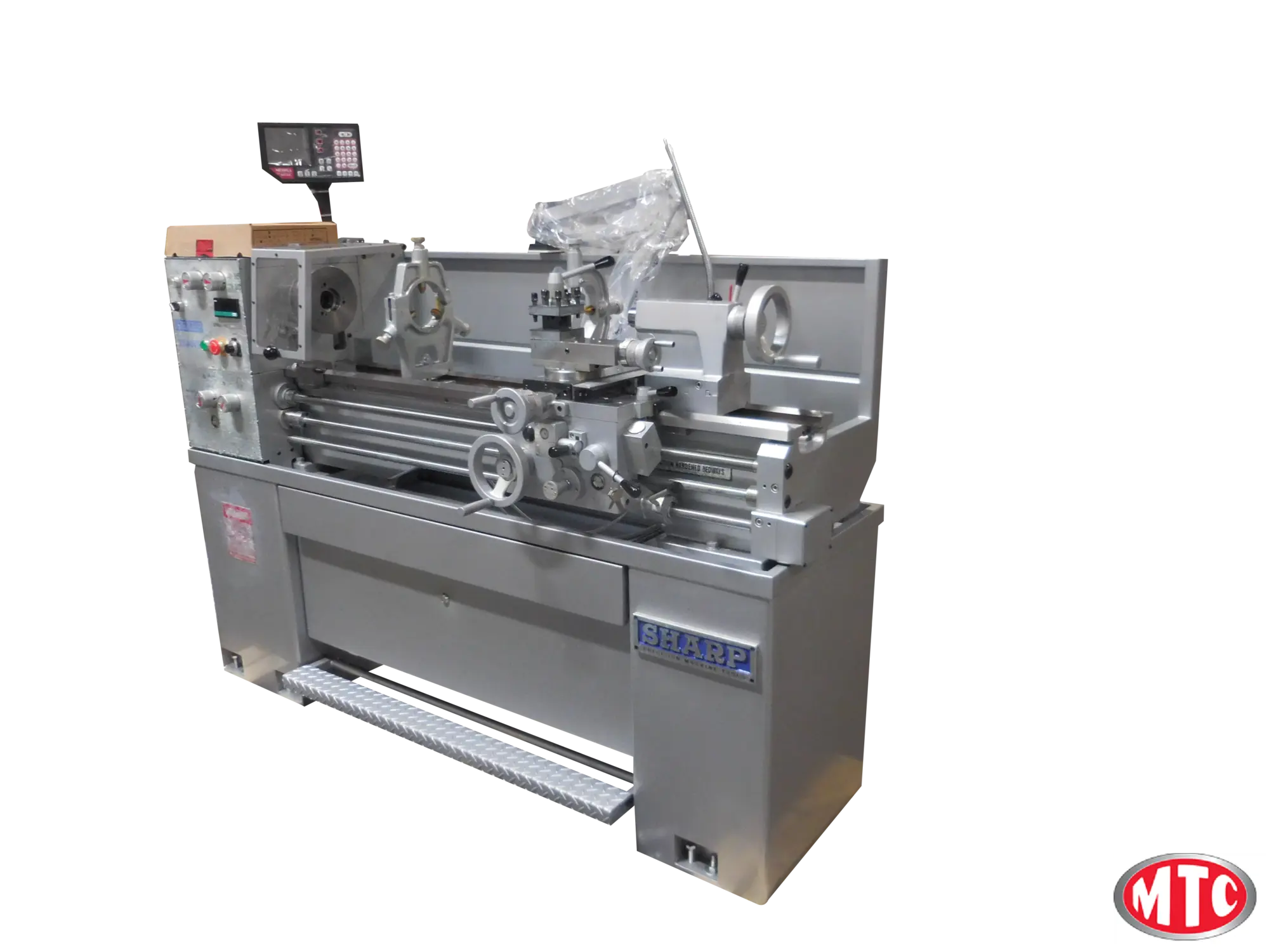 Sharp 1340VS Precision Lathe, AC variable speed