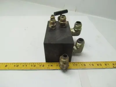 Hyundai HIT15S Hydraulic Manifold Distribution Block W/Fittings