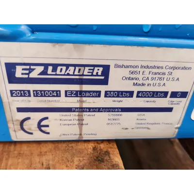 Used BISHAMON INDUSTRIES EZ LOADER 4848 Pallet Jacks West Virginia US | JM Industrial #1513446
