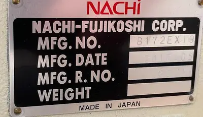 Used NACHI MC20-03 6 AXIS ROBOT WITH FD CONTROLLER Robots | Harbor Machinery Inc. #1283345