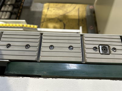 Stefani Evolution SSB Double-Sided Edgebander w/ Mahros Automatic Vacuum Loading & Unloading