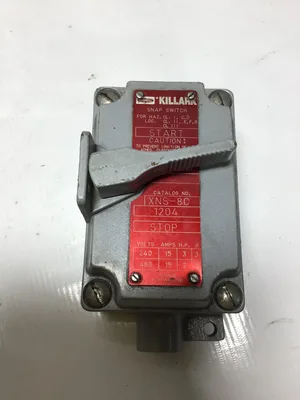 Killark Snap Switch XNS-8C 1204 240V