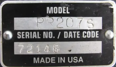 NEW MTE HYDRAULICS PR207S HYDRAULIC PUMP