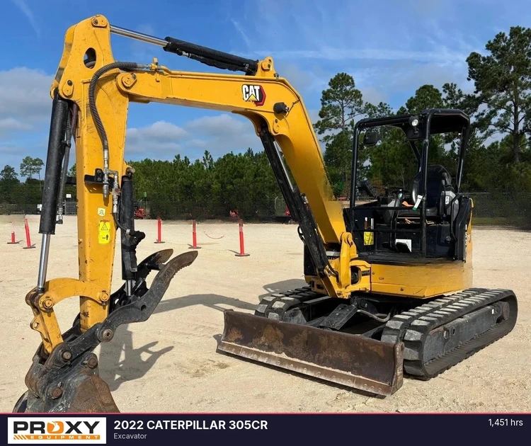Used 2022 CATERPILLAR 305CR Crawler Excavators - Mini Alabama US | Proxy Equipment #1516593