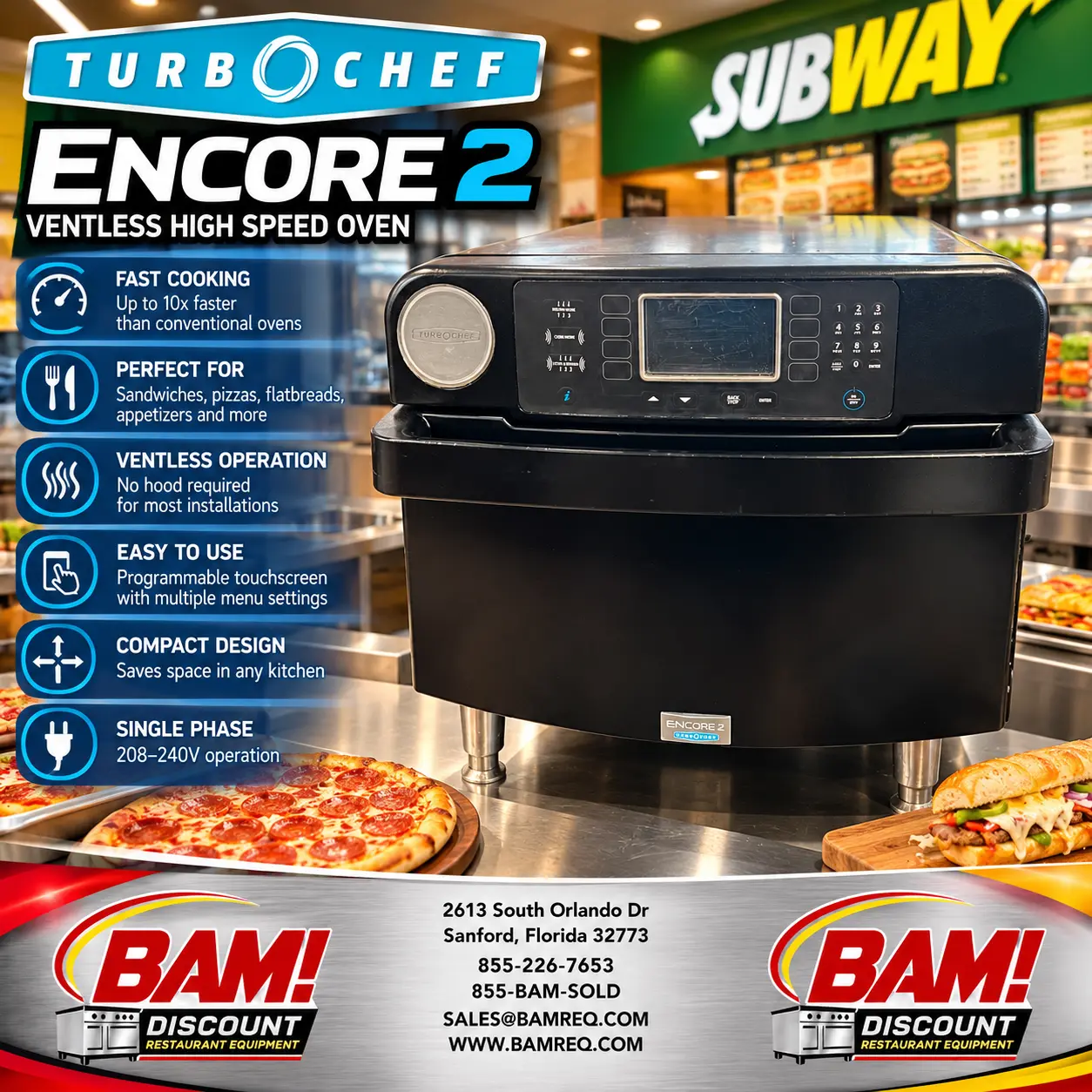 Used TURBOCHEF ENCORE2 Ovens Florida US | BAM Discount Restaurant Equipment #1507794