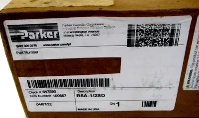 NEW PARKER 9440-1108 FILTER B5A-1/2SD 94401108
