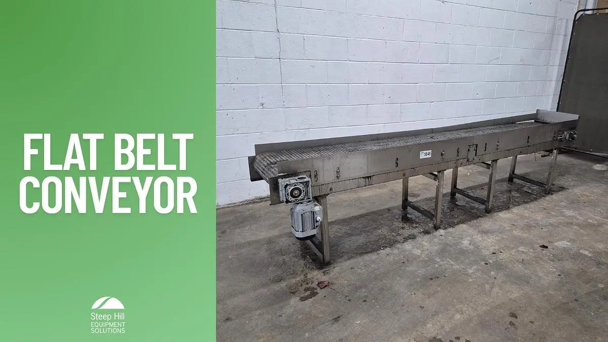 9.5ft Flat Belt Conveyor