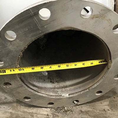 Huber Rotamat 3.3 Fine Screen 10” Waste Water Sludge Auger Stainless Steel