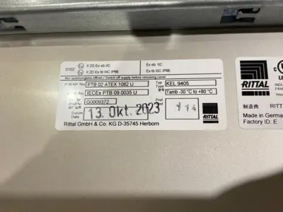 New | in-Stock RITTAL KEL 9405.600 STAINLESS STEEL ENCLOSURE 600X600X210MM Electrical Boxes | Maverick Industrial Sales #1119761