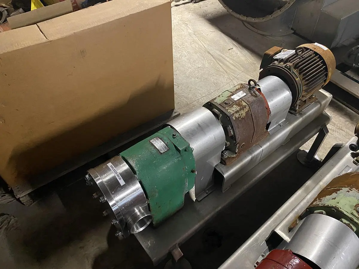 Used 2001 TRI-CLOVER PR125-3-TC1-4-ST-S Rotary Pumps North Carolina US | DH Griffin Used Equipment #1383780