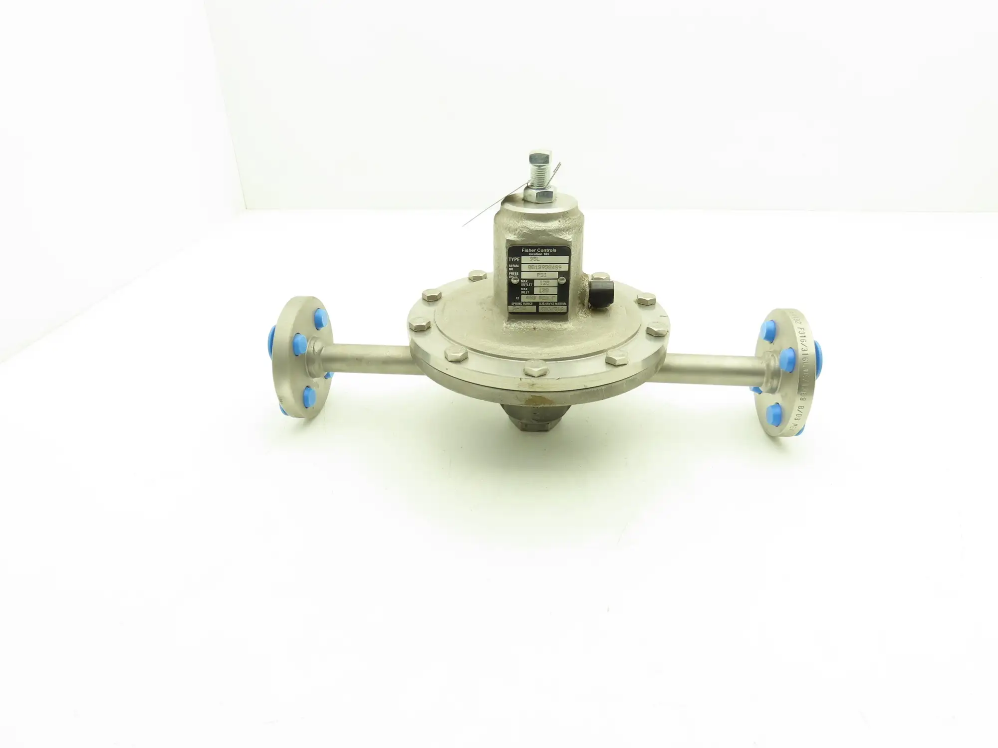 Fisher Controls 95L Pressure Reducing Regulator 125PSI Class 150 1/2" Flange