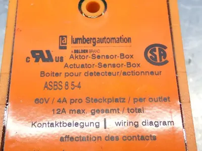 New | in-Stock LUMBERG AUTOMATION ASBS 8 54 Electrical Boxes | HGR 24 #748495