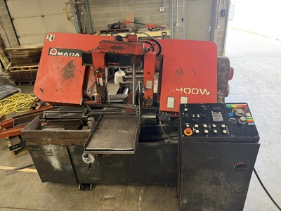 Used 2011 AMADA HA-400 Horizontal Band Saws Wisconsin US | Revelation Machinery #1407263