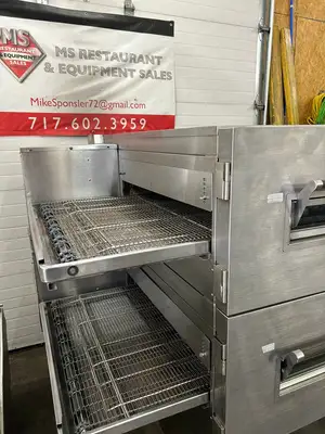 Lincoln Impinger 1600-015-AL Conveyor Pizza Oven Double Stack Fully Refurbished