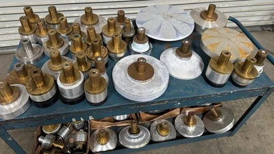Lot of OptoTech Cup Grinding Wheels Tooling For Optic Glass Lenses Polishing