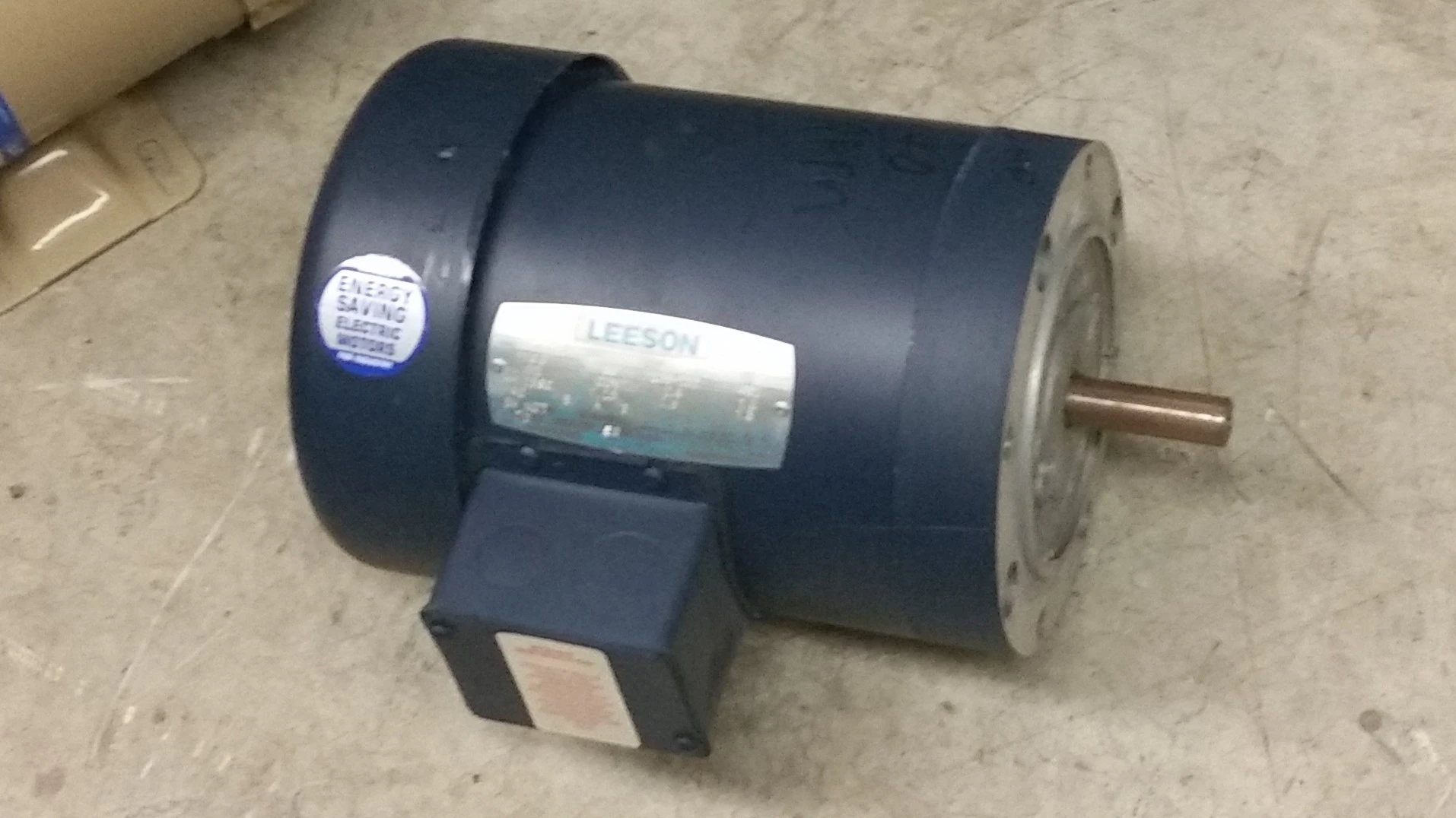 LEESON .5 HP, 1140 RPM, D56C FRAME MOTOR