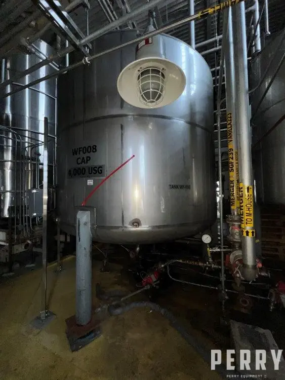 _UNKNOWN_ _UNKNOWN_ Tank S/S -4000 To 5999Gal. (H=height, L=length) | Perry Equipment