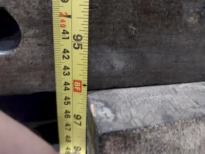 96" H X 36" W X 36" D PRECISION HIGH HEAVY DUTY SLOTTED ANGLE PLATE: STOCK #23016
