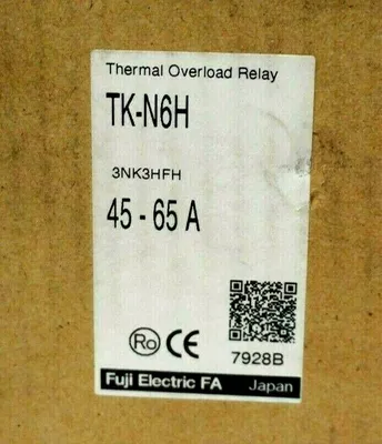 NEW FUJI ELECTRIC TK-N6H THERMAL OVERLOAD RELAY 3NK3HFH 45-65A TKN6H