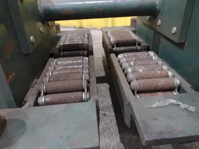 (4) 4 TON HILLMAN MODEL #B1-4  ROLLER TYPE MACHINERY MOVING SKATES: STOCK #22989